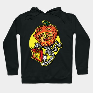 Jack-O-Lantern Skeleton Trick or Treater Hoodie